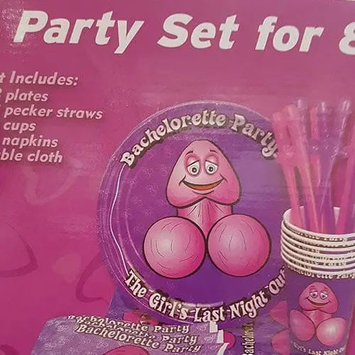 Vaiselle jetable pour bachelorette party | Aphrodite