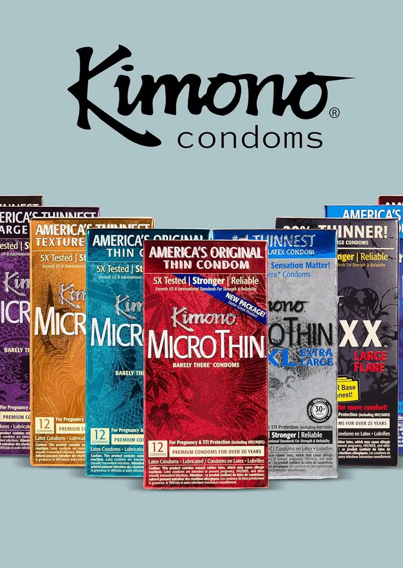 Sélection de condoms de marque Kimono | Aphrodite